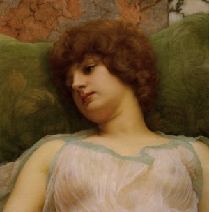 Idle Moments by John William Godward